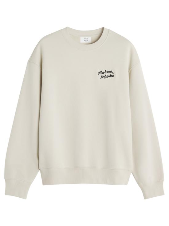 26SS 메종키츠네 핸드라이팅 컴포트 스웨트셔츠 MM00315KM0341 0304 Cream