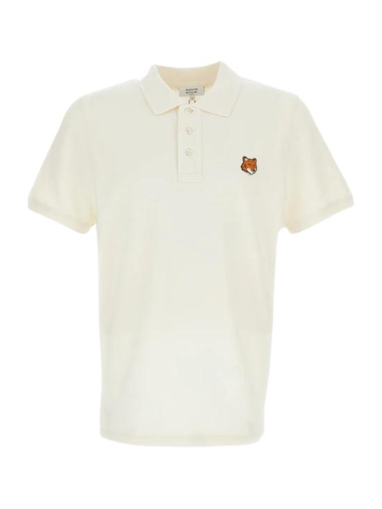 26SS 메종키츠네 폭스 헤드 레귤러 폴로 티셔츠 PM00209KP0002 0063 Beige