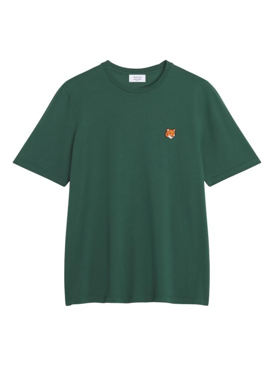 26SS 메종키츠네 폭스 헤드 레귤러 티셔츠 PM00107KJ7026 P399 Green