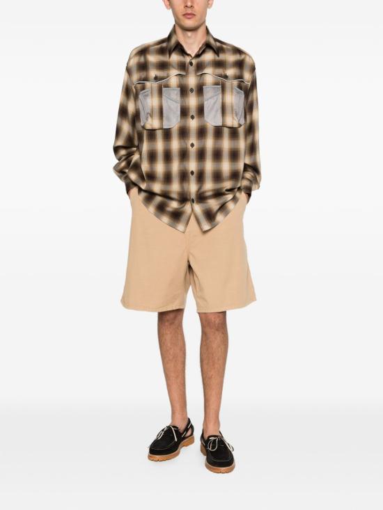 26SS 칼하트 WIP 월터 싱글 니 쇼츠 I036491 07E GD DUSTY BROWN - CARHARTT WIP