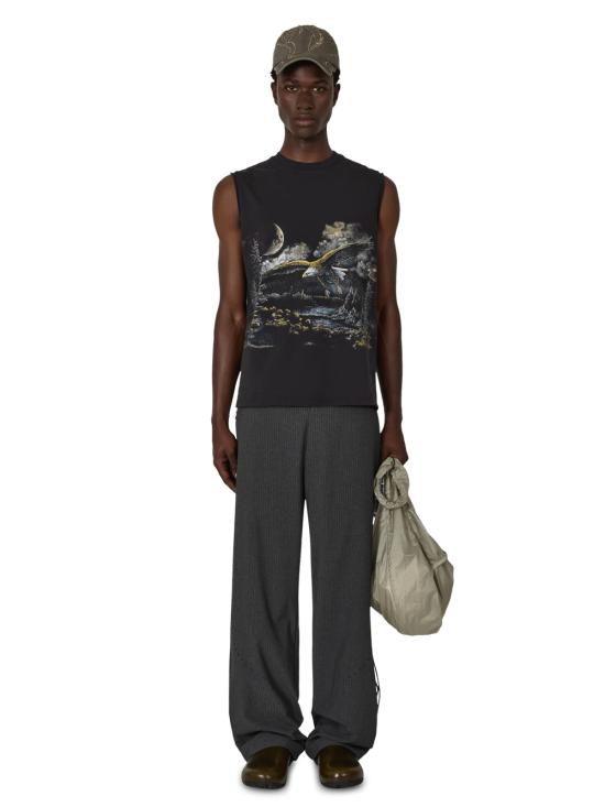 26SS 로아 민소매 티셔츠 YBMW021JY02 BLK0020 Black - ROA