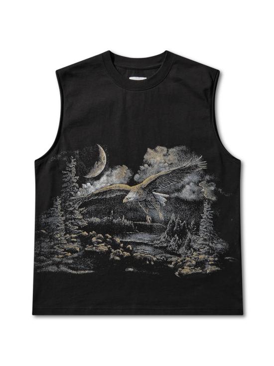 26SS 로아 민소매 티셔츠 YBMW021JY02 BLK0020 Black