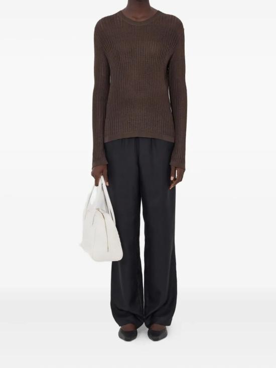 26SS 루루 드 세종 스웨터 HEDORA BROWN Brown - LOULOU DE SAISON