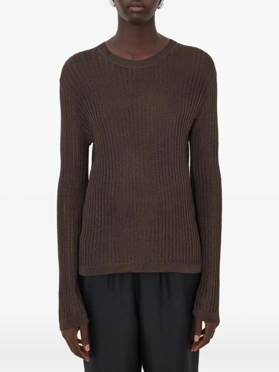 26SS 루루 드 세종 스웨터 HEDORA BROWN Brown - LOULOU DE SAISON