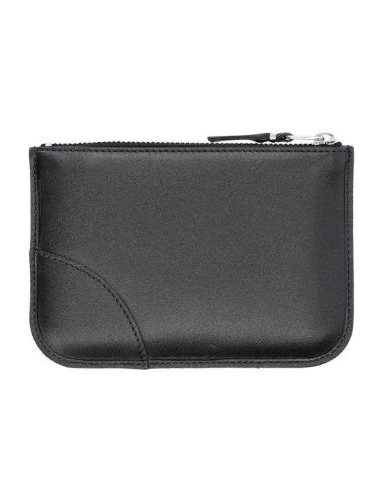 26SS 꼼데가르송 클래식 레더 라인 파우치 SA8100SE Black - COMME DES GARCONS