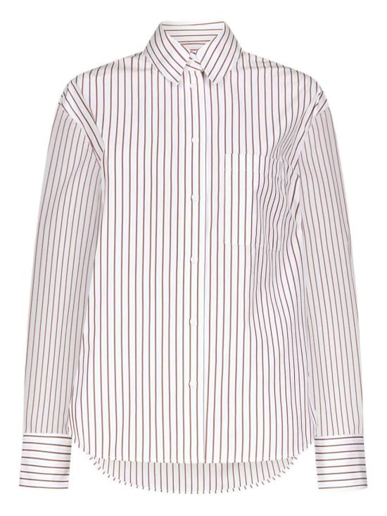 26SS 루루 드 세종 셔츠 MAUD DARK RED LIGHT BLUE Red blue