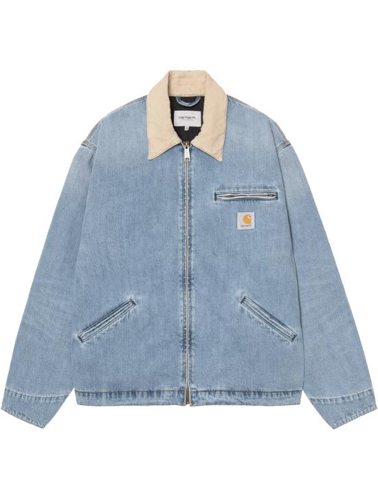 26SS 칼하트 WIP 데님 자켓 I036593 2XN UR Blue brown