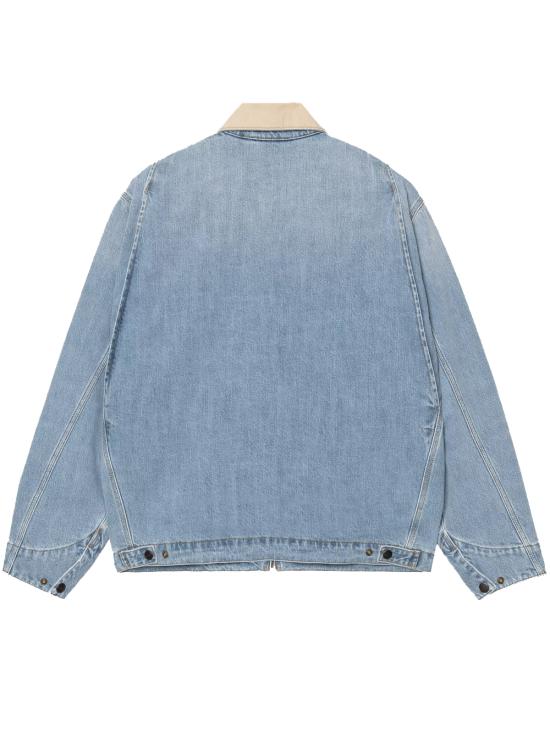 26SS 칼하트 WIP 데님 자켓 I036593 2XN UR Blue brown - CARHARTT WIP