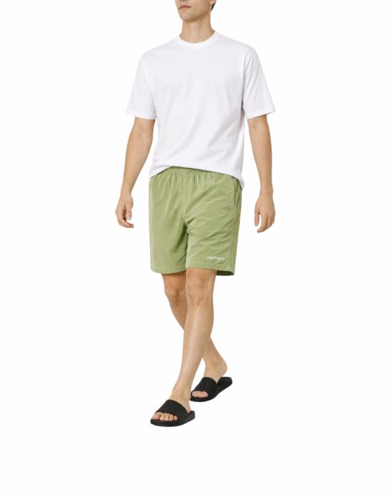 26SS 칼하트 WIP 캔비 스윔 트렁크 I034570 3N8 XX Green white - CARHARTT WIP