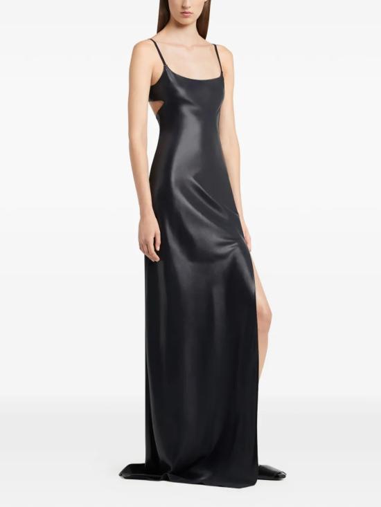 26SS 쿠레쥬 미디 원피스 126CRO771AC0035 9999 Black - COURREGES