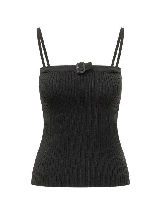 26SS 쿠레쥬 긴팔 티셔츠 126MDE156FI0001 9999 Black