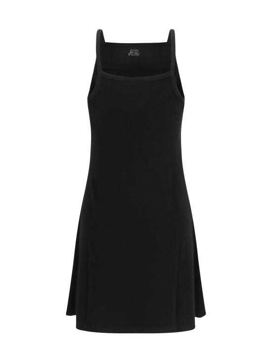 26SS 쿠레쥬 미디 원피스 126JRO812JS0264 9999 Black - COURREGES