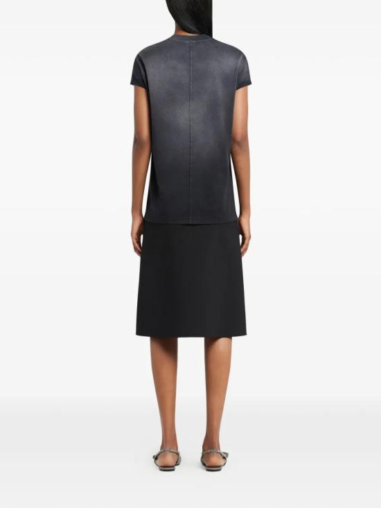 26SS 쿠레쥬 반팔 티셔츠 126JTS238JS0273 9999 Black - COURREGES