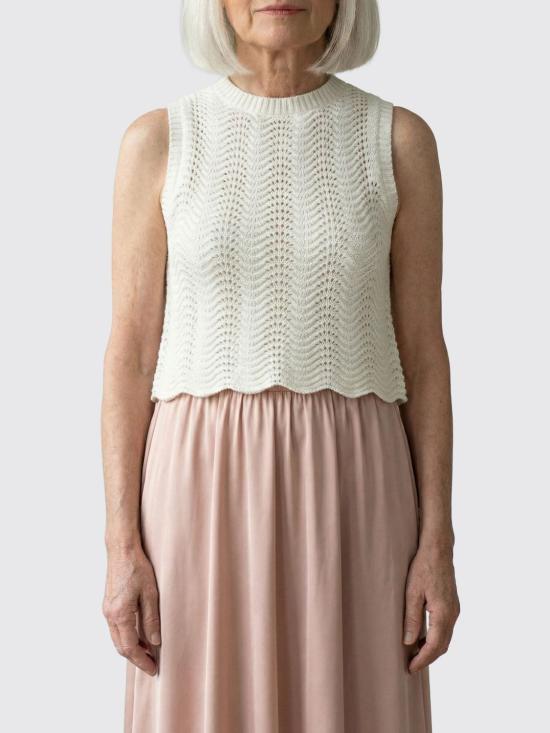 26SS 루루 드 세종 긴팔 티셔츠 VITTORIA IVORY White