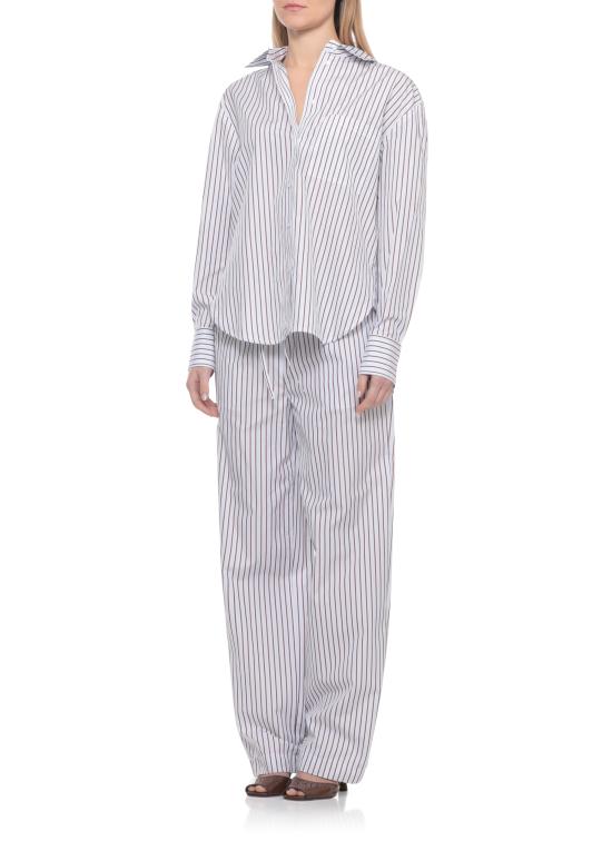 26SS 루루 드 세종 스트레이트 팬츠 CISCO DARK RED LIGHT BLUE Red blue - LOULOU DE SAISON