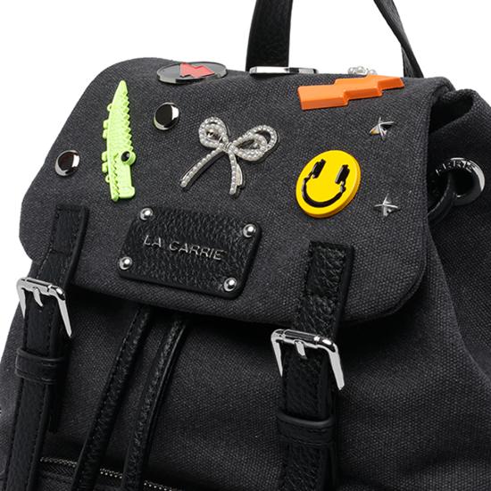 26SS 라캐리 백팩 161MZS343CAS BLA Black - LA CARRIE