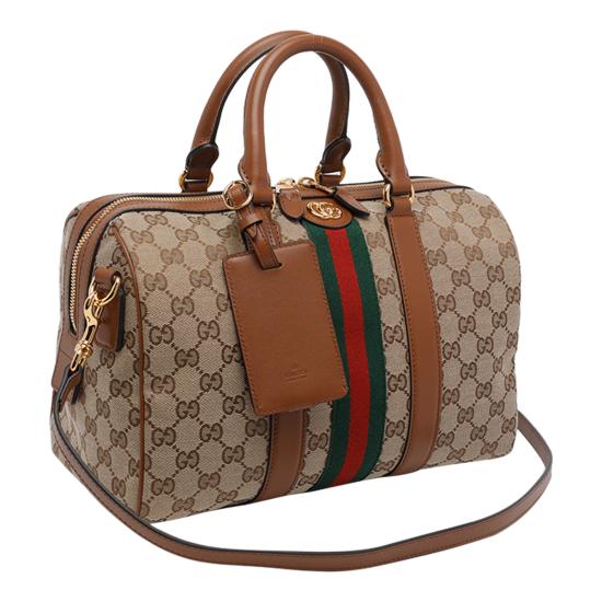 26SS 구찌 오피디아 미디움 보스턴 백 857595 FAFUF9870 Brown - GUCCI