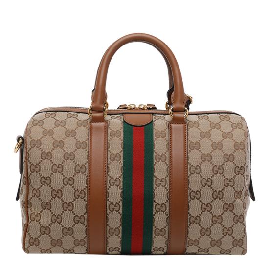 26SS 구찌 오피디아 미디움 보스턴 백 857595 FAFUF9870 Brown - GUCCI