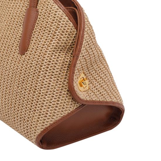 26SS 코치넬리 토트백 E1 U7L 18 02 01675 Brown - COCCINELLE