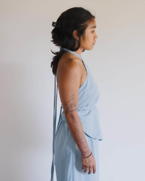  베이스레인지 민소매 티셔츠 시리즈 탑 - BASERANGE