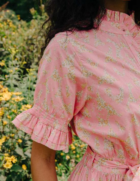  Love The Label 롱 원피스 러브 더 라벨 엠마 미디 드레스 밀라 플로럴 프린트 - LOVE THE LABEL