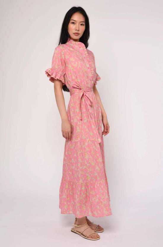  Love The Label 롱 원피스 러브 더 라벨 엠마 미디 드레스 밀라 플로럴 프린트 - LOVE THE LABEL