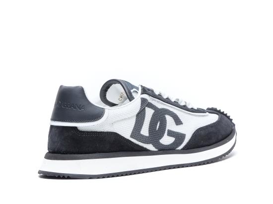 26SS 돌체앤가바나 믹스 소재 DG 쿠션 스니커즈 CK2288 A53558I050 Black - DOLCE & GABBANA