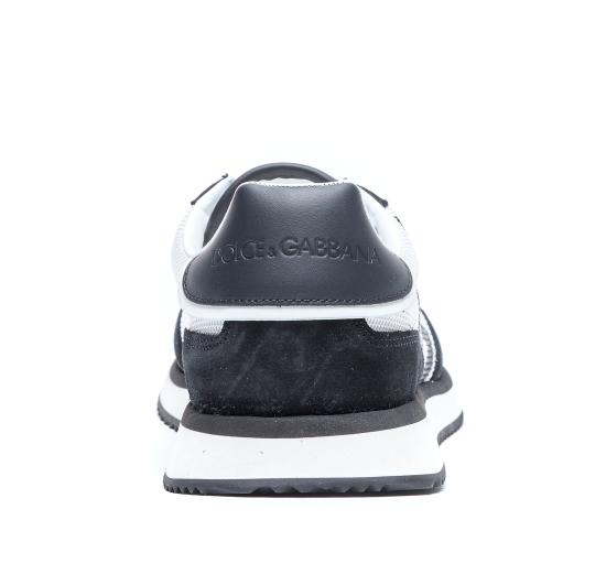 26SS 돌체앤가바나 믹스 소재 DG 쿠션 스니커즈 CK2288 A53558I050 Black - DOLCE & GABBANA