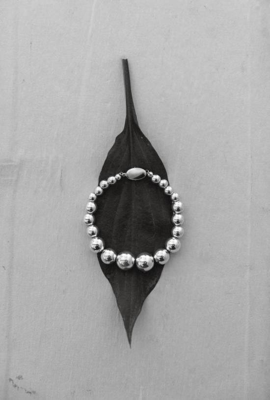  마슬로 주얼리 팔찌 실버 크레세레 브레이슬릿 - MASLO JEWELRY