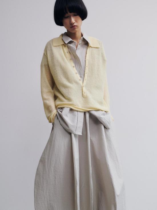  러스 가디건 루스 비쿠 폴로  버터 - RUS