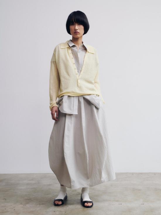  러스 가디건 루스 비쿠 폴로  버터 - RUS