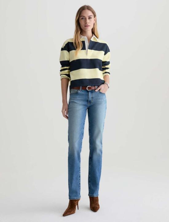  아드리아노 골드슈미드 데님 팬츠 Adriano Goldschmied Sandra 스트레이트 레그 진 - ADRIANO GOLDSCHMIED