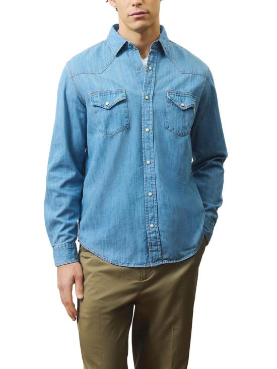 26SS 로이로져스 셔츠 RRU400CG34 3162C0999 Blue - ROY ROGER'S