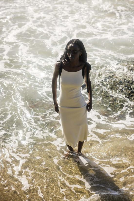  Nello June 롱 원피스 넬로 준 코라 드레스 펄