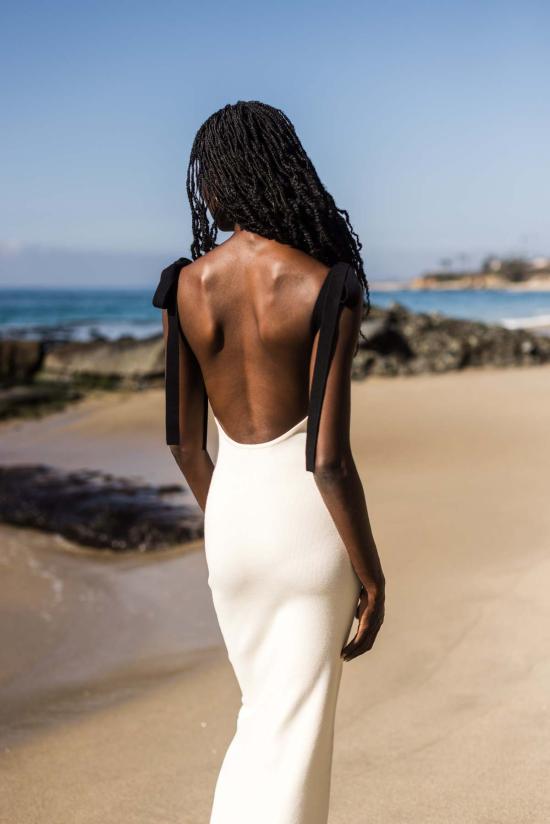  Nello June 롱 원피스 넬로 준 코라 드레스 펄 - OTHER BRANDS