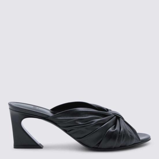  펜디 뮬/슬리퍼 가죽  블랙