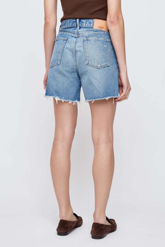  마우지 데님 숏팬츠 무시 그레이터포드 롱 쇼츠 - MOUSSY