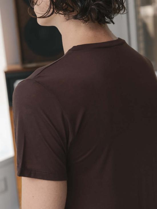  베이스레인지 반팔 티셔츠 택타일 티 대나무 라이오셀 - BASERANGE