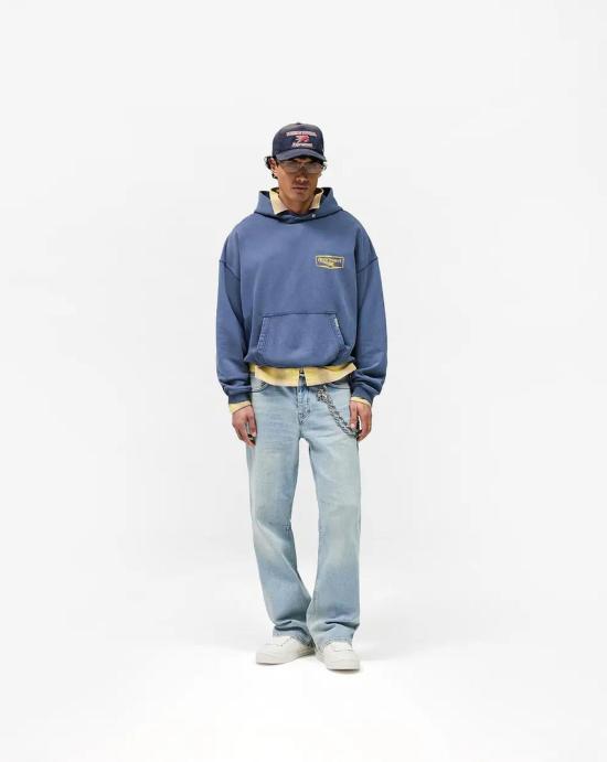 26SS 리프레젠트 후드 티셔츠 MLM100611 Blue - REPRESENT