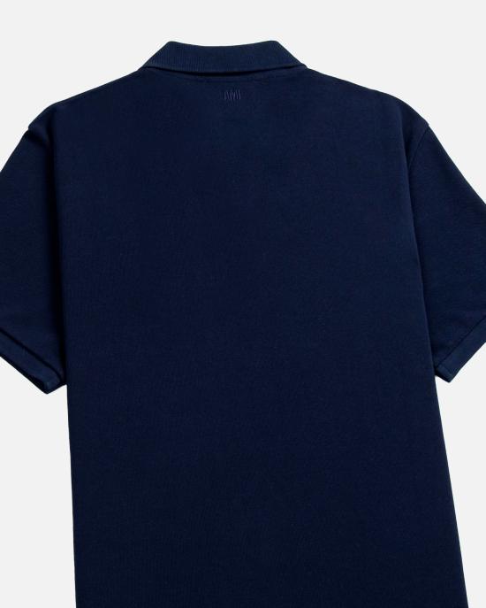 26SS 아미 폴로 티셔츠 BFUPL001760 430 Bleu nuit - AMI