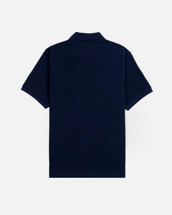 26SS 아미 폴로 티셔츠 BFUPL001760 430 Bleu nuit - AMI