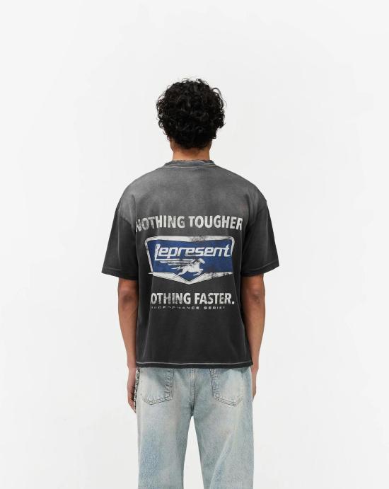 26SS 리프레젠트 반팔 티셔츠 MLM100596 04 Stained black - REPRESENT