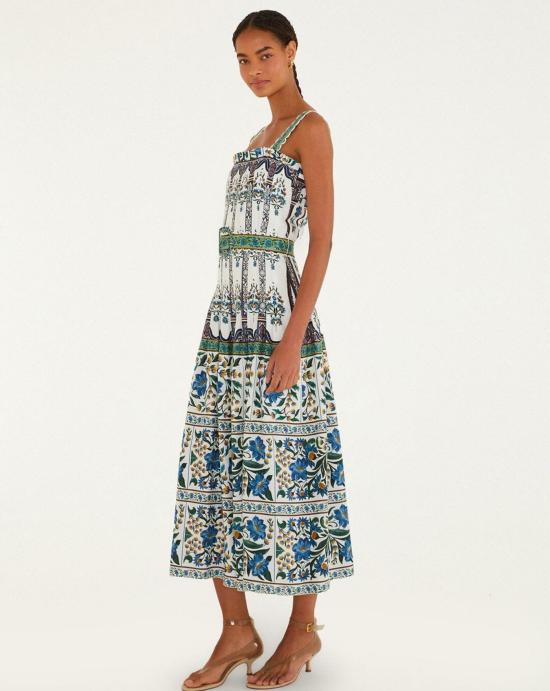 26SS 팜 리오 미디 원피스 347780 26060 MANOELA OFF WHITE Beige - FARM RIO