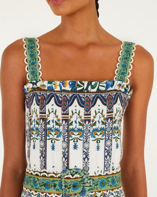 26SS 팜 리오 미디 원피스 347780 26060 MANOELA OFF WHITE Beige - FARM RIO