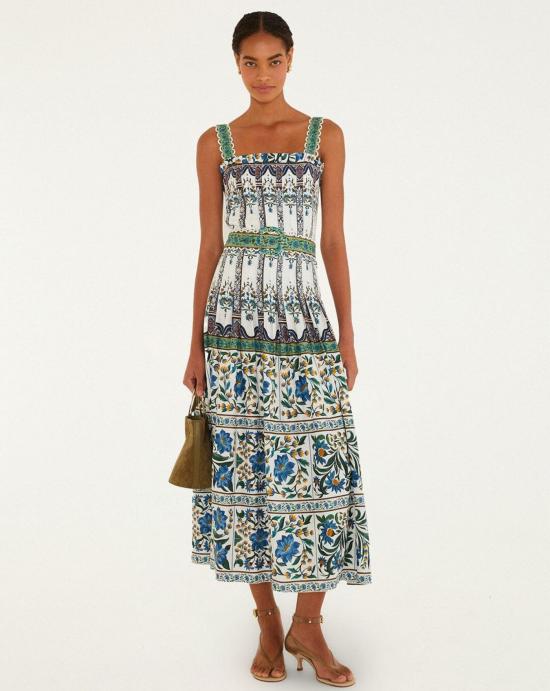 26SS 팜 리오 미디 원피스 347780 26060 MANOELA OFF WHITE Beige - FARM RIO