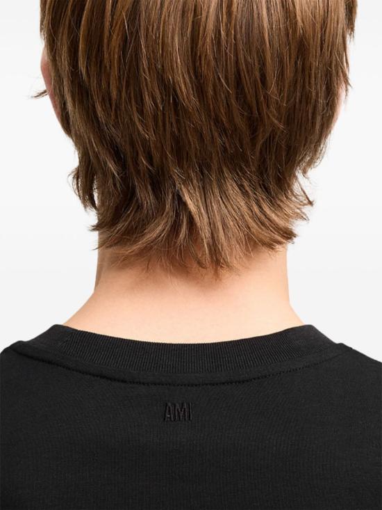 26SS 아미 반팔 티셔츠 BFUTS035724 001 Black - AMI