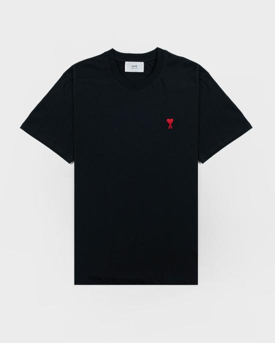 26SS 아미 반팔 티셔츠 BFUTS035724 001 Black