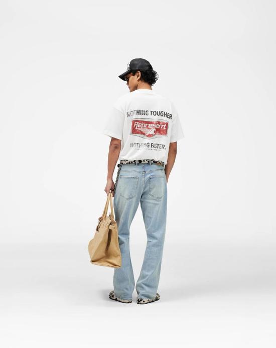 26SS 리프레젠트 반팔 티셔츠 MLM100596 72 Flat white - REPRESENT