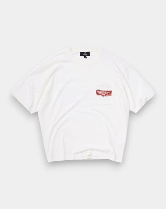 26SS 리프레젠트 반팔 티셔츠 MLM100596 72 Flat white