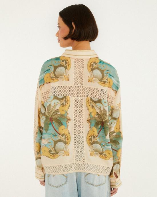 26SS 팜 리오 셔츠 349107 26080 ROYAL SEA MULTICOLOR Royal sea multicolor - FARM RIO